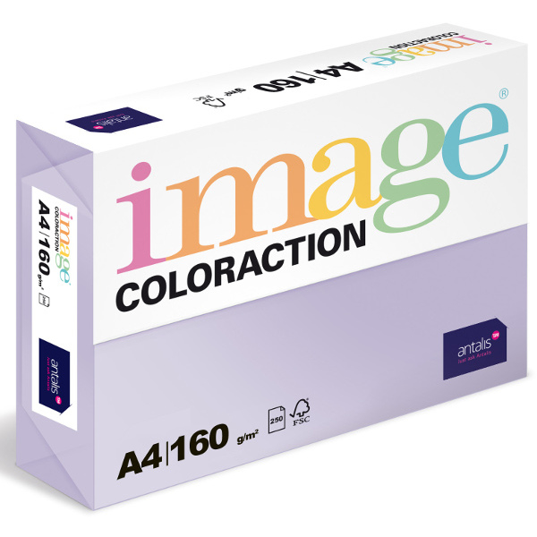 Barevný papír Image Coloraction A4 160g pastelově fialová 250 ks 119137