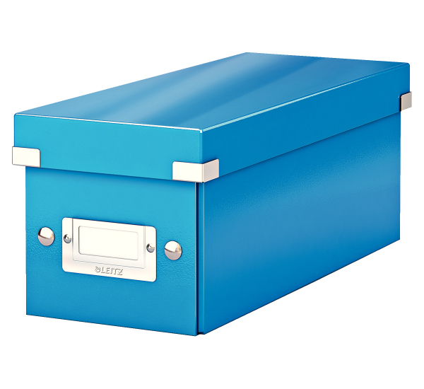 Krabice archivační CLICK-N-STORE na CD modrá 149103