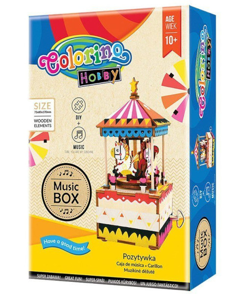 Kreativní sada Hobby music Box Merry go round 948666