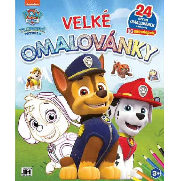 Omalovánky velké Tlapková patrola 946382