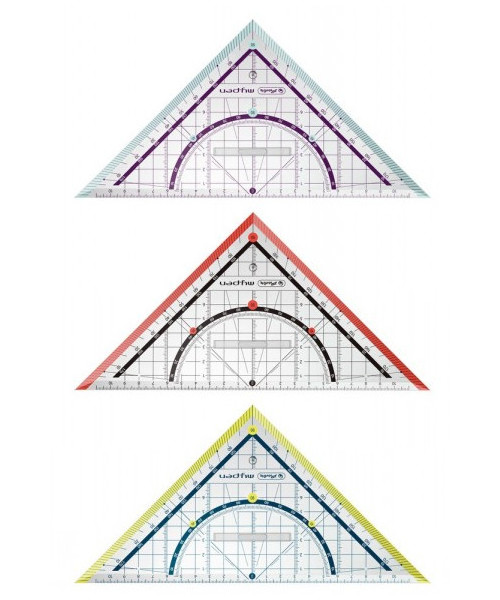 Herlitz Trojúhelník s úhloměrem nelámavý 303597