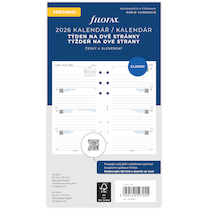 Diář FILOFAX Náhradní náplň osobní týdenní