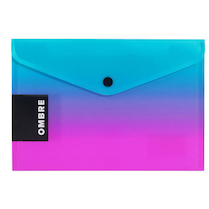 Obálka s drukem OMBRE A4 růžová