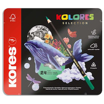 Pastelky Kolores Selection 24 barev v plechové krabičce