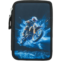 Penál třípatrový prázdný Baagl Motorka