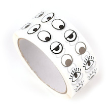 Samolepka oči 2000 ks černobílé