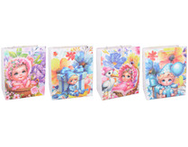 Taška papírová S 18x23x10cm dětský motiv