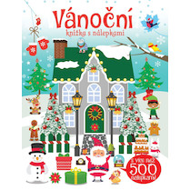 Vánoční knížka se samolepkami