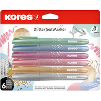 Zvýrazňovač Glitter Text Marker 6 barev
