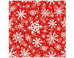 Ubrousky vánoční třívrstvé Christmas Snowflakes light red 33x33cm