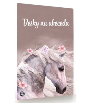 Desky na abecedu Kůň romantic