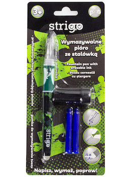 Gumovací pero na bombičky Strigo tmavě zelené