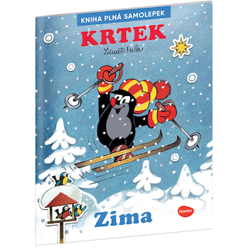 Kniha samolepek Krtek a zima