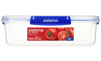 Krabička na potraviny 4 klipy 2,2 l Sistema® KLIP IT PLUS™