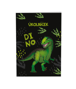 Školní deníček A6 úkolníček Dino